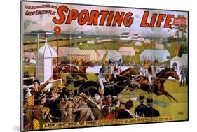 "Sporting Life" poster, 1898-American School-Mounted Giclee Print