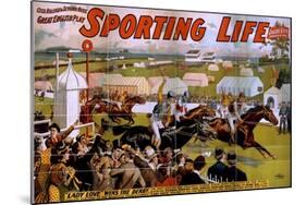 "Sporting Life" poster, 1898-American School-Mounted Giclee Print