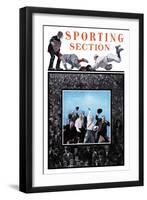 Sporting Section: Hooray!-null-Framed Art Print