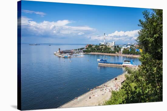 Sportivnaya Gavan Boulevard, Vladivostok, Russia, Eurasia-Michael Runkel-Stretched Canvas