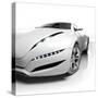 Sports Car Isolated On White Background. My Own Car Design. Not Associated With Any Brand-Misha-Stretched Canvas