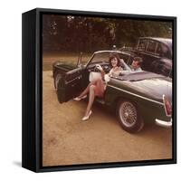 Sports Car Posers-null-Framed Stretched Canvas