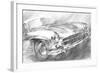 Sports Car Study I-Ethan Harper-Framed Art Print