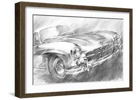 Sports Car Study I-Ethan Harper-Framed Art Print