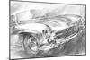 Sports Car Study I-Ethan Harper-Mounted Art Print