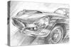 Sports Car Study II-Ethan Harper-Stretched Canvas