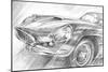 Sports Car Study II-Ethan Harper-Mounted Art Print