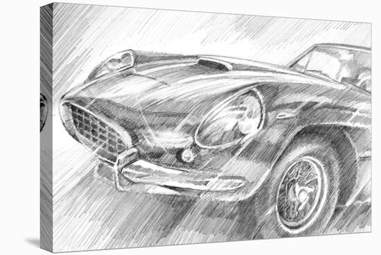 Sports Car Study II-Ethan Harper-Stretched Canvas