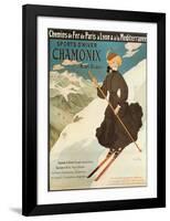 Sports d'Hiver Chamonix-Abel Faivre-Framed Art Print