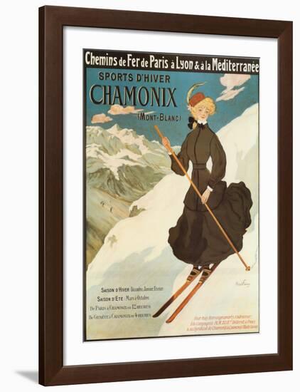 Sports d'Hiver Chamonix-Abel Faivre-Framed Art Print