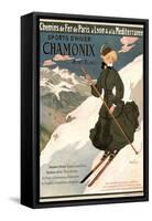 Sports D'Hiver Chamonix-Abel Faivre-Framed Stretched Canvas