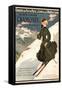 Sports D'Hiver Chamonix-Abel Faivre-Framed Stretched Canvas