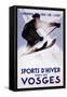 Sports d'Hiver dans les Vosges-Lucien Serre-Framed Stretched Canvas