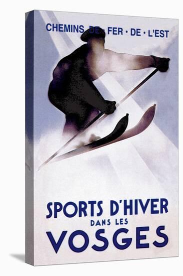 Sports d'Hiver dans les Vosges-Lucien Serre-Stretched Canvas