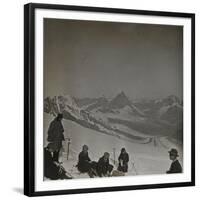 Sports d'hiver-null-Framed Giclee Print