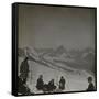 Sports d'hiver-null-Framed Stretched Canvas