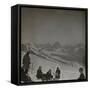 Sports d'hiver-null-Framed Stretched Canvas