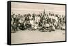 Sports Day for the Gloucester Hotel Party on La Publente Beach, Jersey, 1938-null-Framed Stretched Canvas