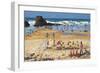 Sports day, Perranporth-Andrew Macara-Framed Giclee Print