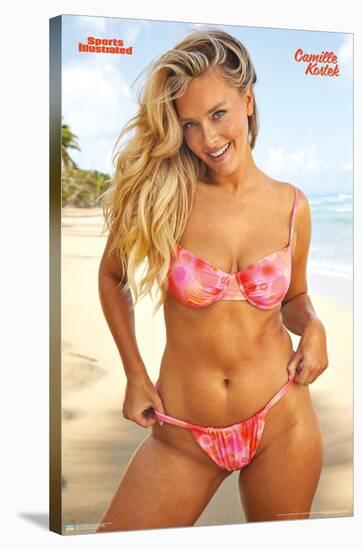 Sports Illustrated: Swimsuit Edition - Camille Kostek 23-Trends International-Stretched Canvas