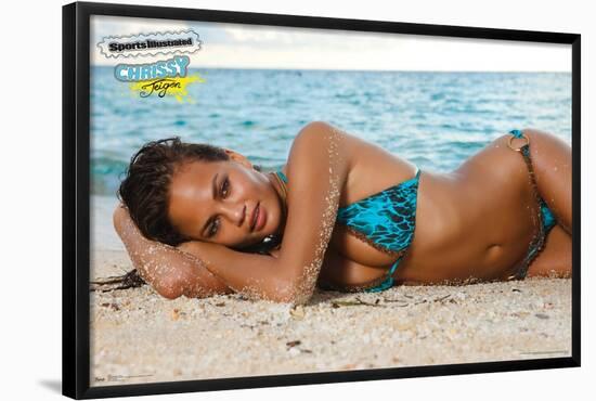 Sports Illustrated: Swimsuit Edition - Chrissy Teigen 11-Trends International-Framed Poster