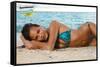 Sports Illustrated: Swimsuit Edition - Chrissy Teigen 11-Trends International-Framed Stretched Canvas