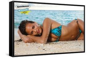 Sports Illustrated: Swimsuit Edition - Chrissy Teigen 11-Trends International-Framed Stretched Canvas