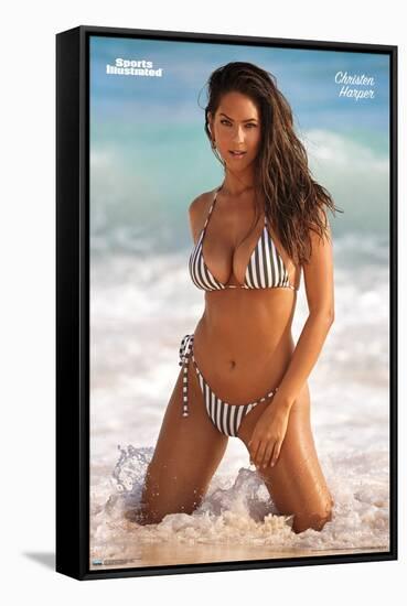 Sports Illustrated: Swimsuit Edition - Christen Harper 22-Trends International-Framed Stretched Canvas