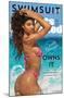 Sports Illustrated: Swimsuit Edition - Danielle Herrington Cover 18-Trends International-Mounted Poster