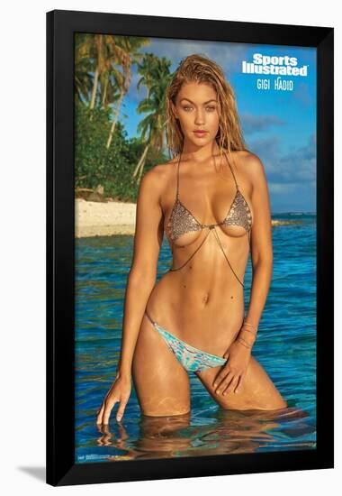 Sports Illustrated: Swimsuit Edition - Gigi Hadid 16-Trends International-Framed Poster