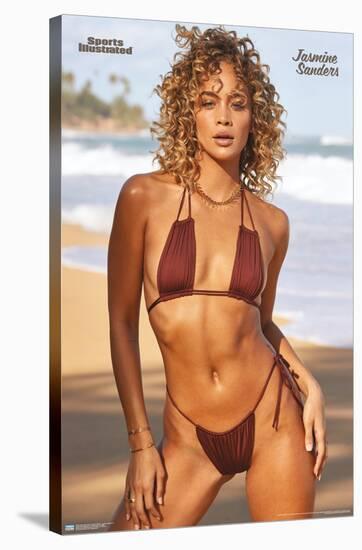 Sports Illustrated: Swimsuit Edition - Jasmine Sanders 23-Trends International-Stretched Canvas