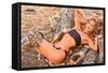 Sports Illustrated: Swimsuit Edition - Kim Riekenberg 20-Trends International-Framed Stretched Canvas