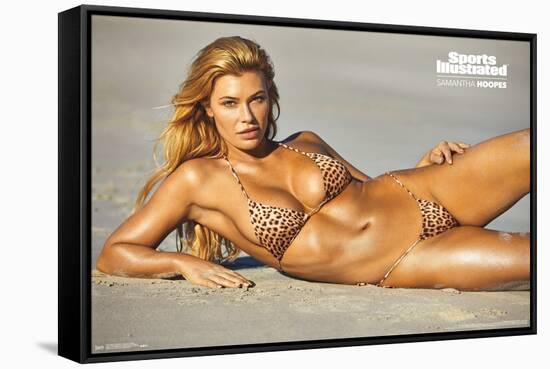 Sports Illustrated: Swimsuit Edition - Samantha Hoopes 19-Trends International-Framed Stretched Canvas