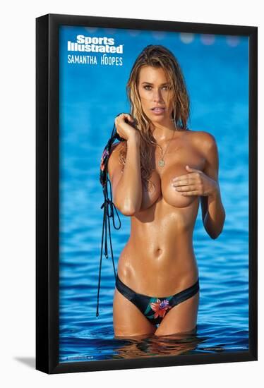 Sports Illustrated: Swimsuit Edition - Samantha Hoopes Water 16-Trends International-Framed Poster