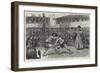 Sports in Japan, a Wrestling Match-null-Framed Giclee Print