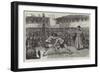 Sports in Japan, a Wrestling Match-null-Framed Giclee Print