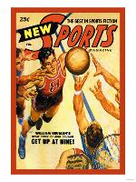 Sports Magazine: Basketball-null-Framed Art Print