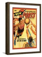 Sports Magazine: Basketball-null-Framed Art Print