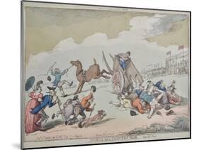 Sports of a Country Fair, 1810-Thomas Rowlandson-Mounted Giclee Print