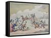 Sports of a Country Fair, 1810-Thomas Rowlandson-Framed Stretched Canvas