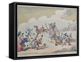 Sports of a Country Fair, 1810-Thomas Rowlandson-Framed Stretched Canvas