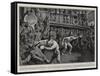 Sports on Board a Transport, a Blindfold Boxing Match-William Small-Framed Stretched Canvas