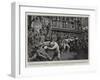 Sports on Board a Transport, a Blindfold Boxing Match-William Small-Framed Giclee Print