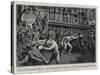 Sports on Board a Transport, a Blindfold Boxing Match-William Small-Stretched Canvas