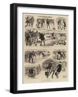 Sports on the Ice-null-Framed Giclee Print