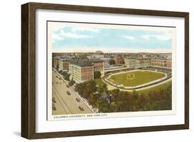 Sports Oval, Columbia University, New York City-null-Framed Art Print