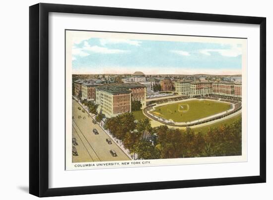 Sports Oval, Columbia University, New York City-null-Framed Art Print