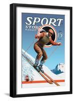 Sports Story Magazine, 1931-null-Framed Art Print