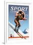 Sports Story Magazine, 1931-null-Framed Art Print