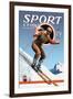 Sports Story Magazine, 1931-null-Framed Art Print